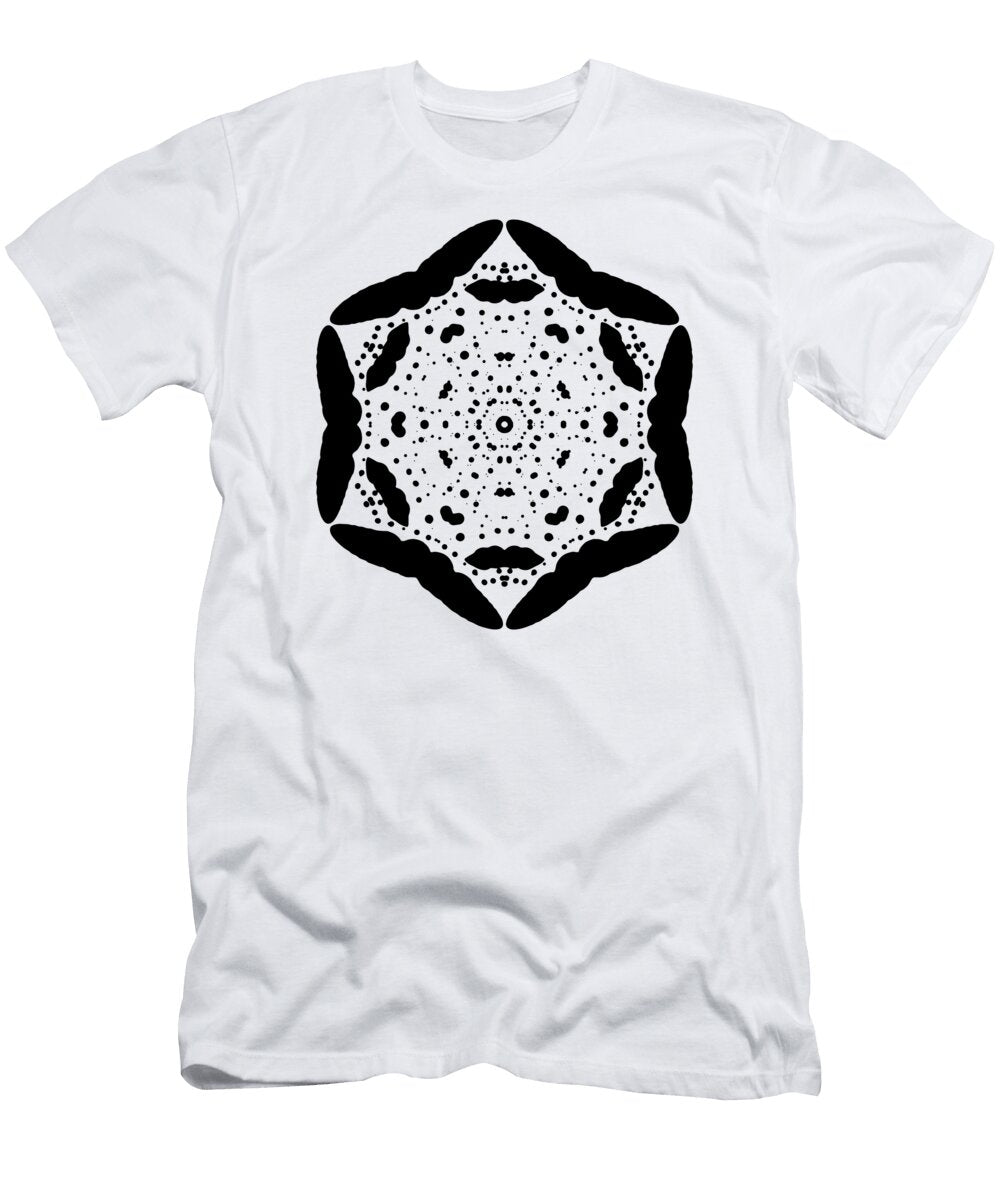Black Dot Blot Star Ariel Guevara T-Shirt