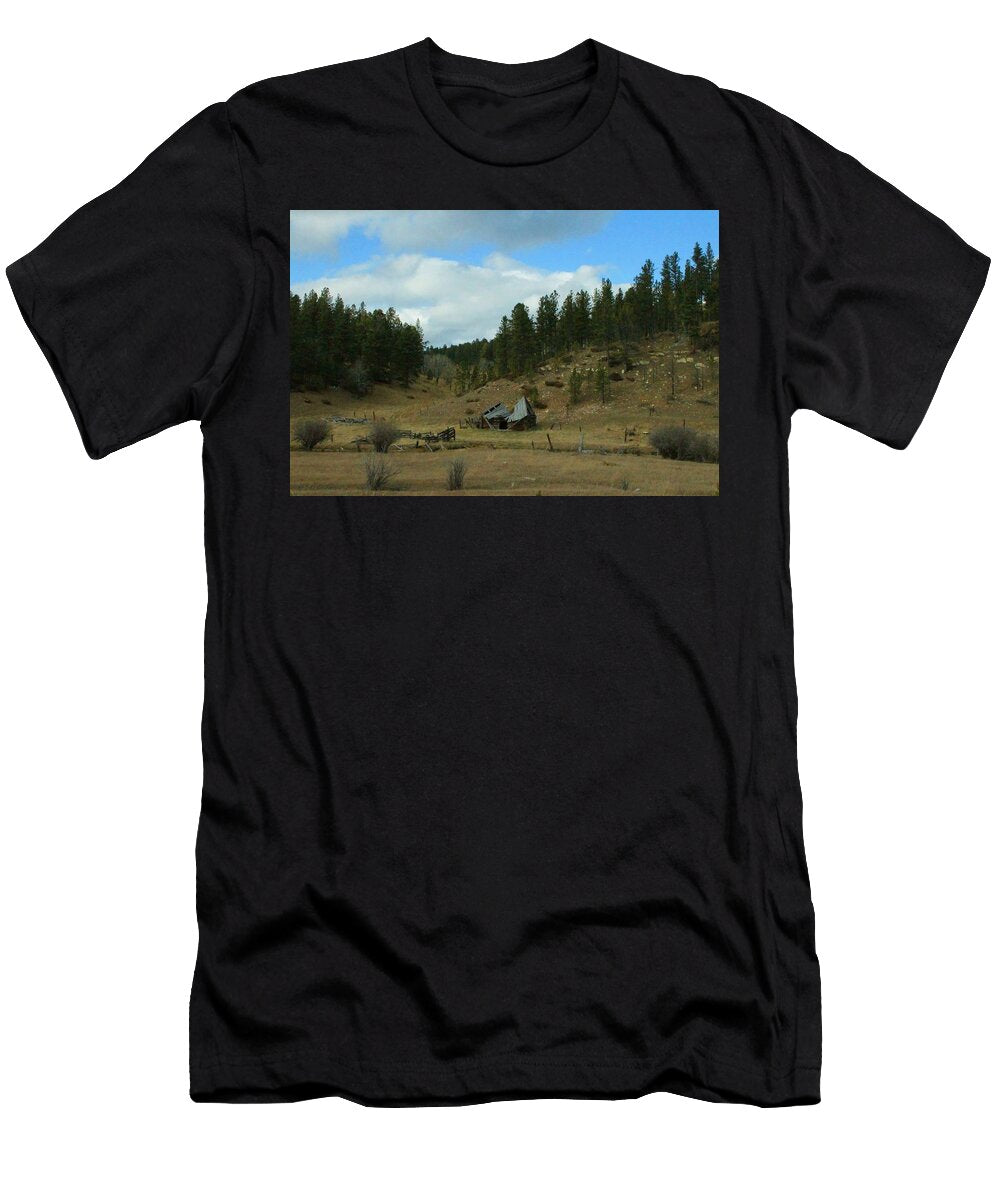 Black Hills Broken Down Cabin Christopher Kirby T-Shirt