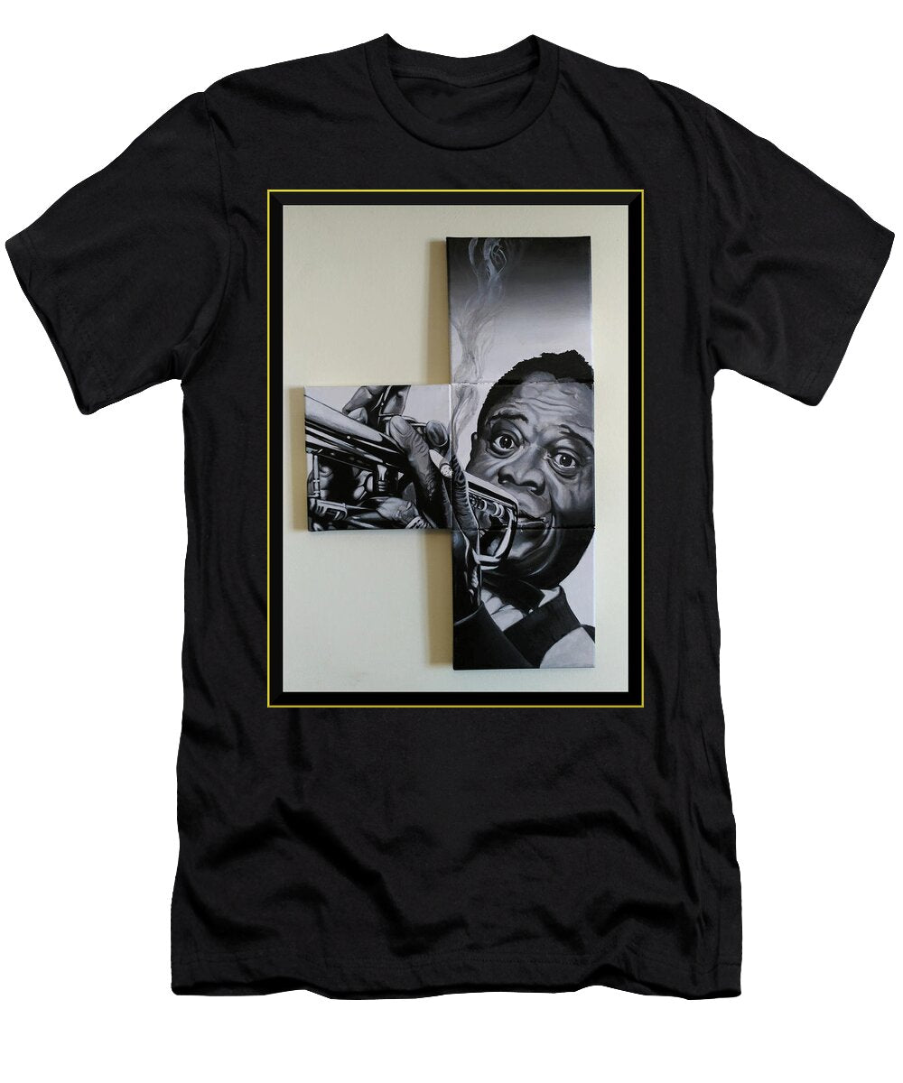 Black Humor Six Louis Armstrong Stefano Giorgi T-Shirt
