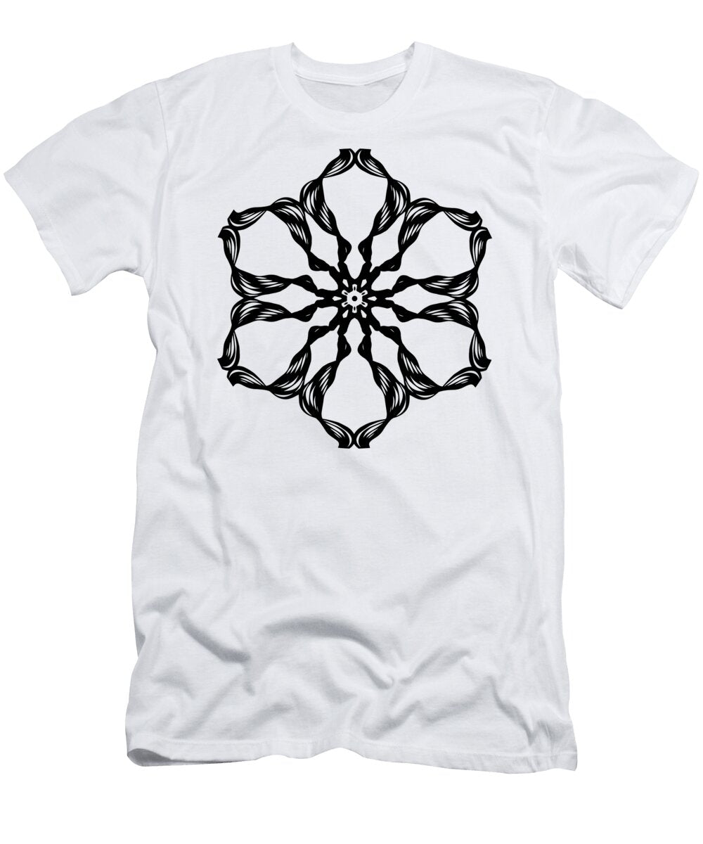 Black Ink Mandala Ariel Guevara T-Shirt