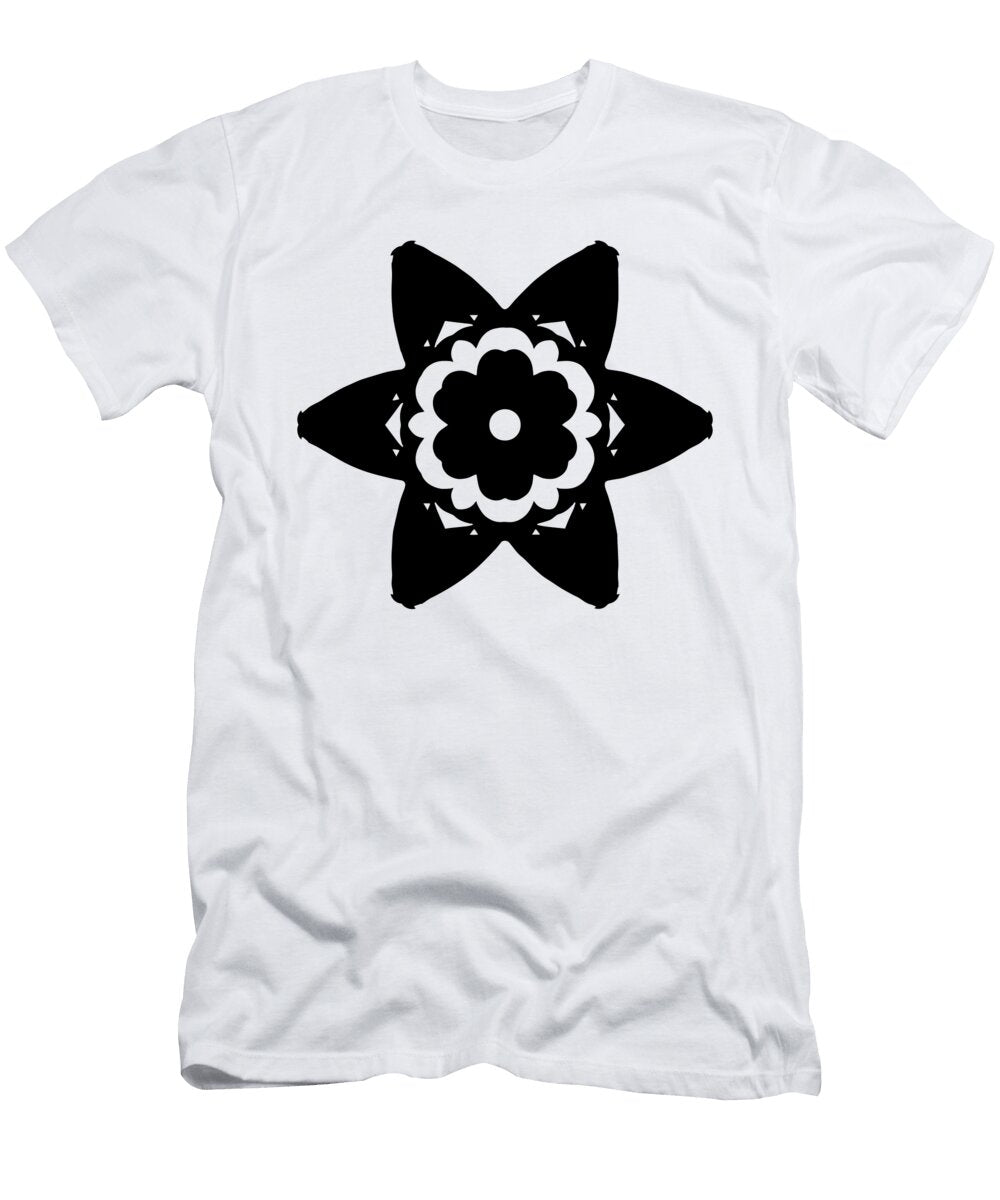 Black Ink Sunflower Ariel Guevara T-Shirt