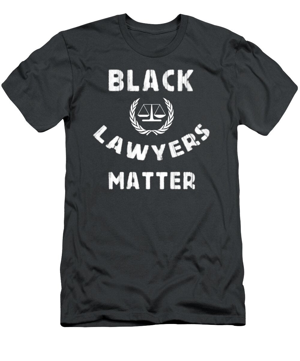 Black Lawyers Matter Criminal Justice Leader Distressed Adheed Enija T-Shirt
