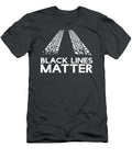 Black Lines Matter Drift Car Guys Funny Racing Quintyn Astra T-Shirt