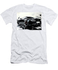Black Luxury Sports Aston Martin Virage Car Rear View Clark Leffler T-Shirt