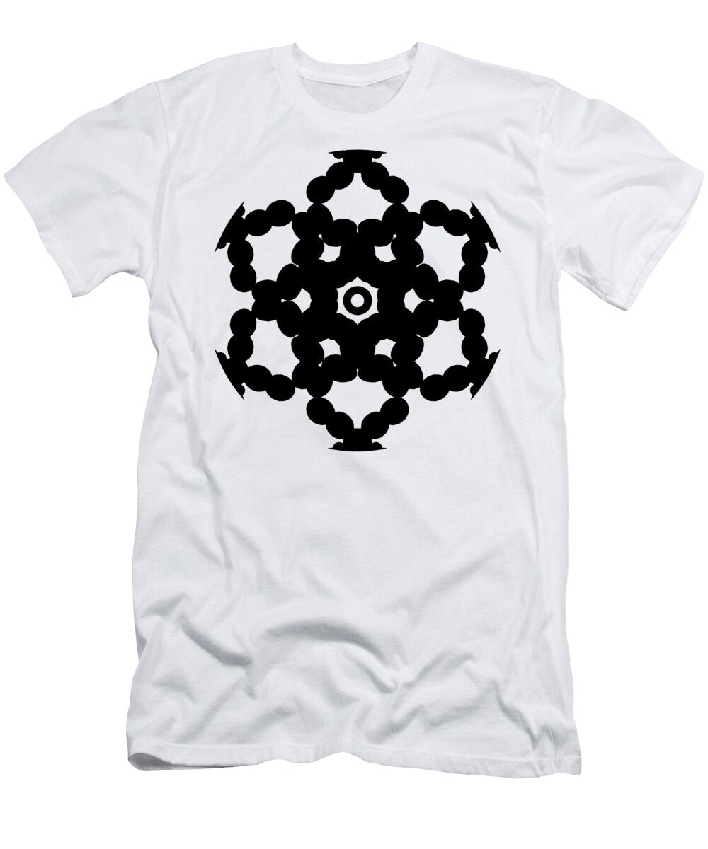 Black Pop Flow Art Ariel Guevara T-Shirt