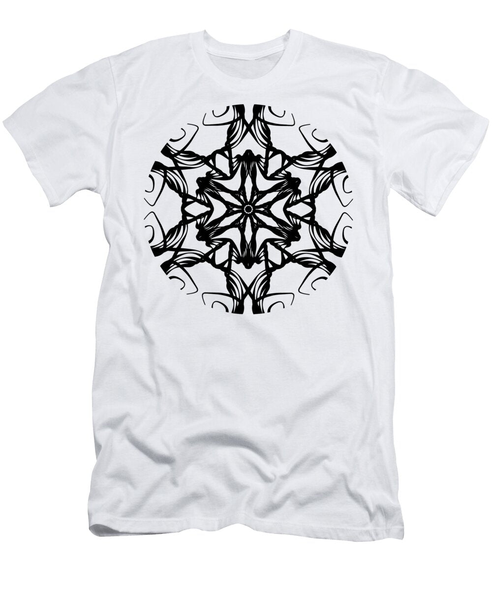 Black Ribbon Line Art Ariel Guevara T-Shirt