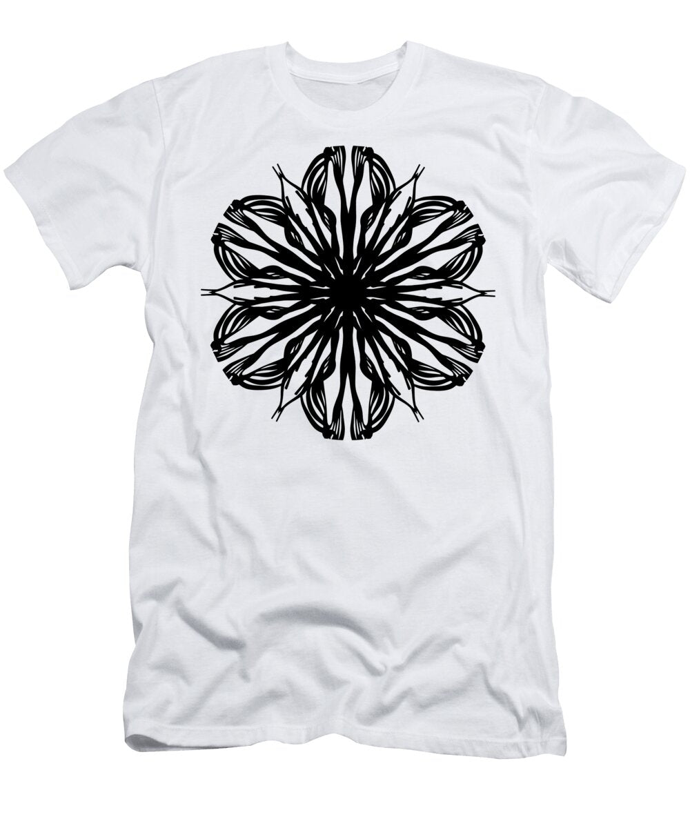Black Ribbon Mandala Ariel Guevara T-Shirt