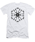 Black Ribbon Mandala Star Ariel Guevara T-Shirt