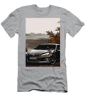 Black Subaru Sports Car in Front of Mountain Landscape Destiney Sullivan T-Shirt