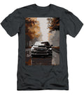 Black Subaru Wrx Sti in a Forest Setting Destiney Sullivan T-Shirt