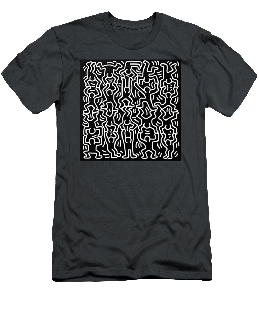 Black White Dance Active Retro Shaw Lloyd T-Shirt