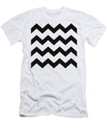 Black White Geometric Pattern Christina Rollo T-Shirt