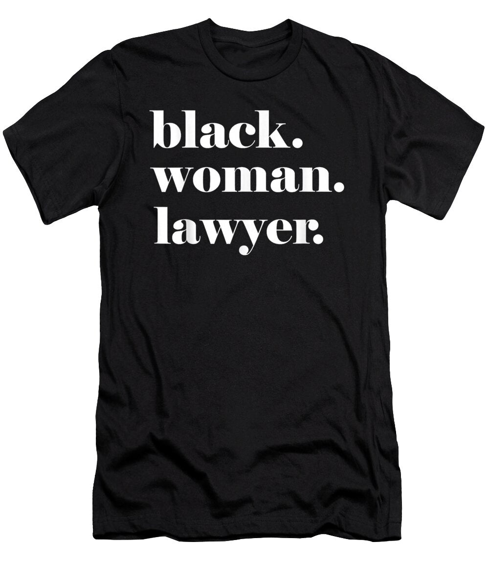 Black Woman Lawyer Law Christmas Ornament Decor Holiday Gift Family Huy Huynh Trong T-Shirt