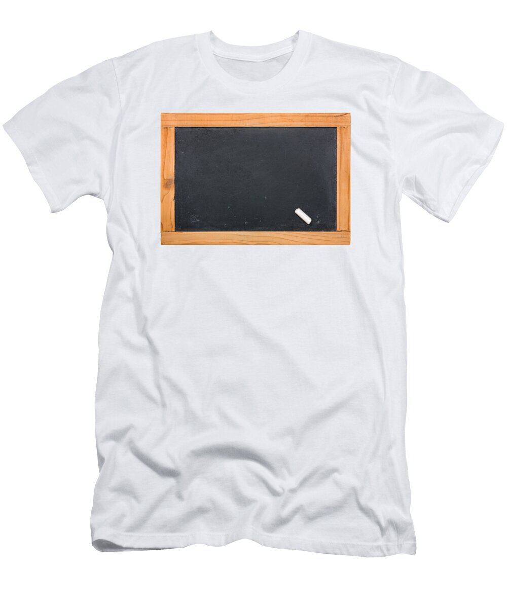 Blackboard with Wooden Frame and Chalk Ermes Sangiorgi T-Shirt