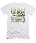 Bless the Food Before US the Family Beside US and the Love Between US Amen Jacob Zelazny T-Shirt