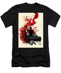Blood Soaked Car and Axe Art a Mechanic with a Wrench and Car Rhys Jacobson T-Shirt