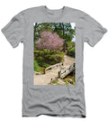 Blossoming Cherry Tree At Houston Japanese Garden Hermann Park Silvio Ligutti T-Shirt