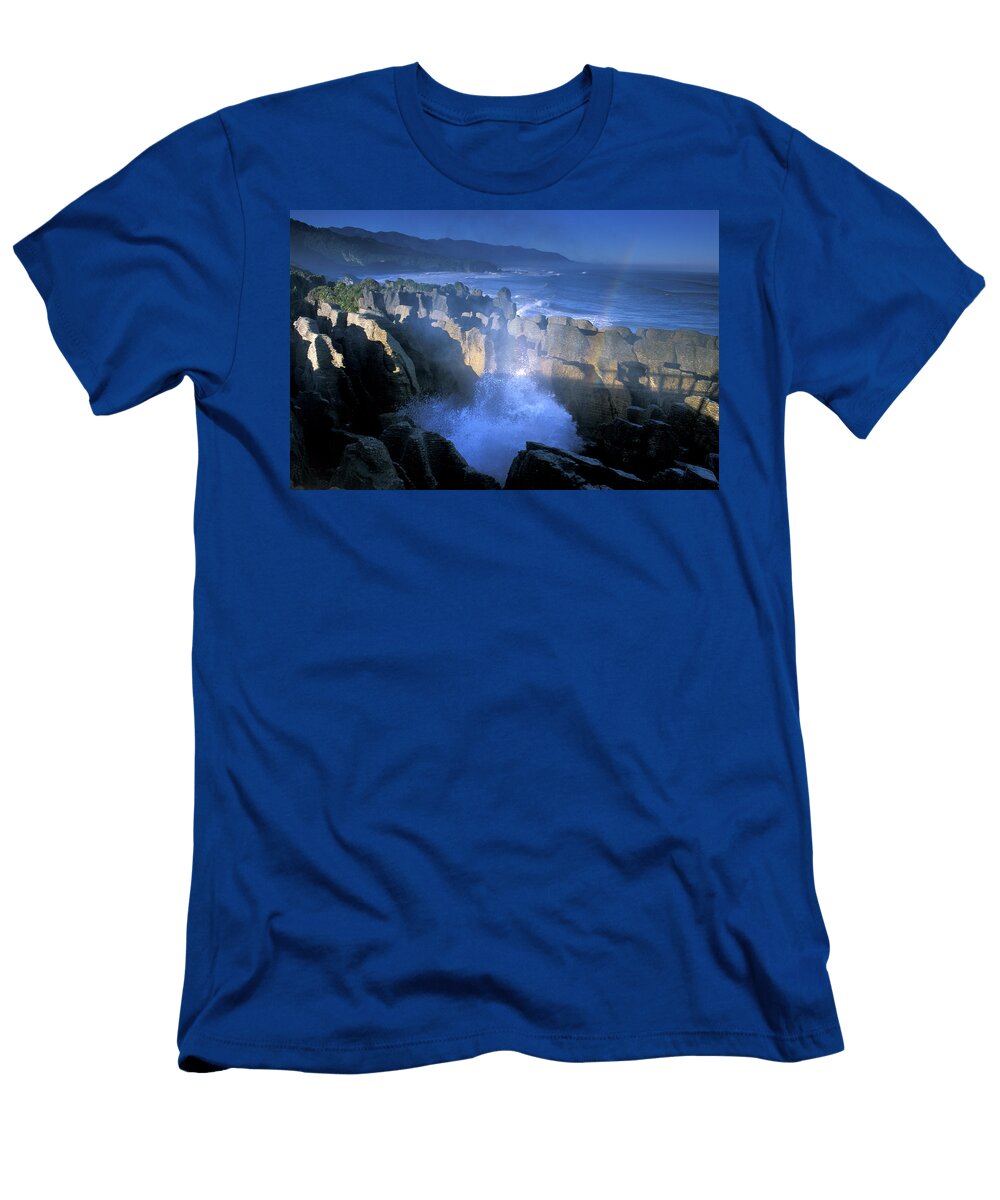 Blowhole and Pancake Rocks Paparoa Christian Heeb T-Shirt