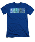 Blue Abstract Cool Waters Iv Irina Sztukowski T-Shirt