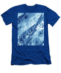 Blue Abstract Cool Waters Watercolor Splashes Iv Irina Sztukowski T-Shirt