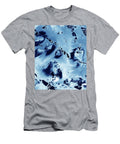 Blue Abstract Cool Waters Watercolor Splashes Vi Irina Sztukowski T-Shirt