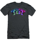 Blue and Purple Orchids Shane Bechler T-Shirt