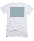 Blue and White Chevron Zig Zag Line Pattern Petite Pattern Minimal Graphic Designs T-Shirt