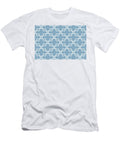 Blue and White Ornamental Shape Pattern 3 Pairs Dulux 2022 Popular Colour Sky View Petite Pattern Minimal Graphic Designs T-Shirt