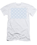 Blue and White Tessellation Line Pattern 16 Diamond Vogel 2022 Popular Colour Surfs Surprise 0593 Petite Pattern Minimal Graphic Designs T-Shirt