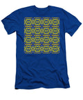 Blue and Yellow Chevron Pattern Hakon Soreide T-Shirt