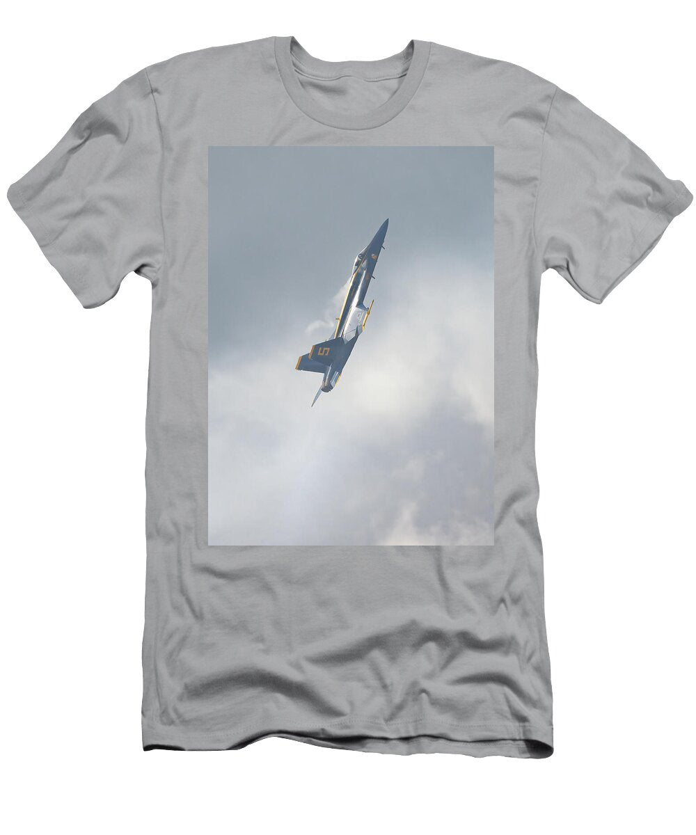 Blue Angel 5 Solo Plane in Vertical Ascent Norma Brandsberg T-Shirt