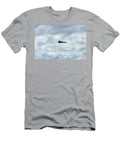 Blue Angels Jet in Cloudy Sky Dennis Casey T-Shirt