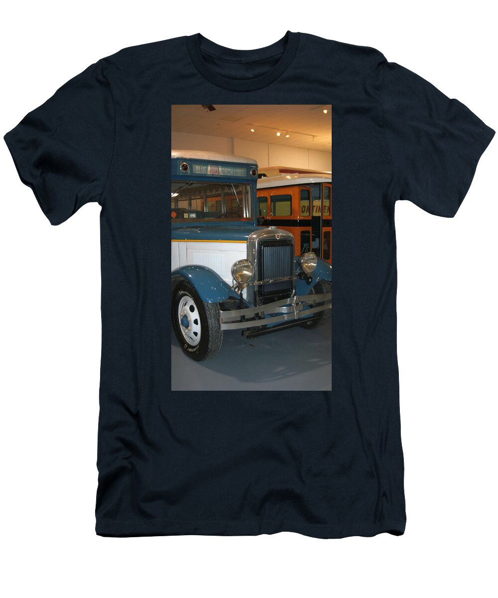 Blue Bird Coach Lines Bus Rob Luzier T-Shirt