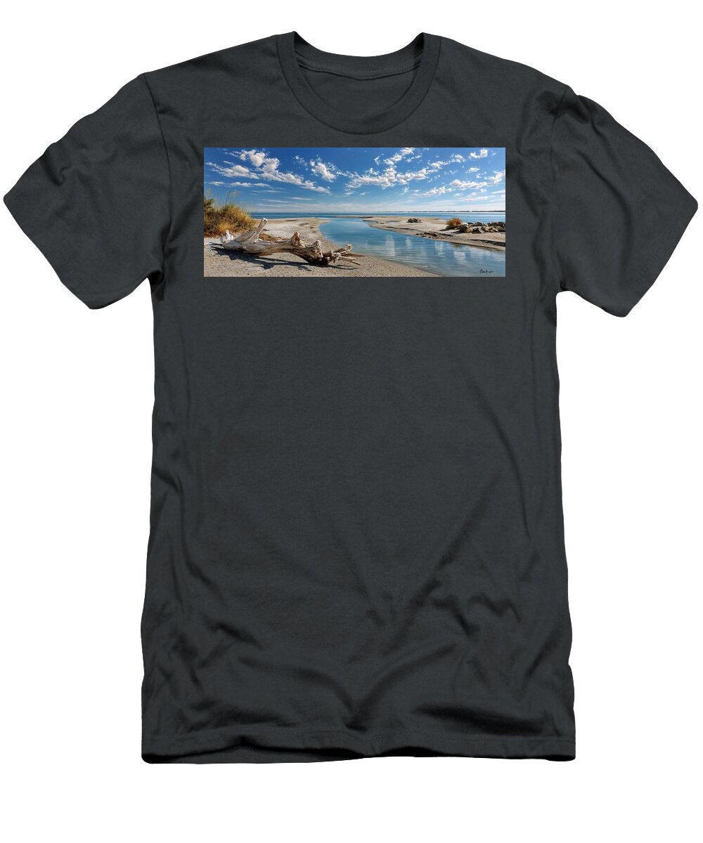 Blue Drift Split Ava Waters T-Shirt