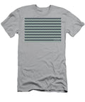Blue Green Beige Purple Chevron Pattern Petite Patterns T-Shirt