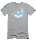 Blue Green Chevron Pattern Christina Rollo T-Shirt