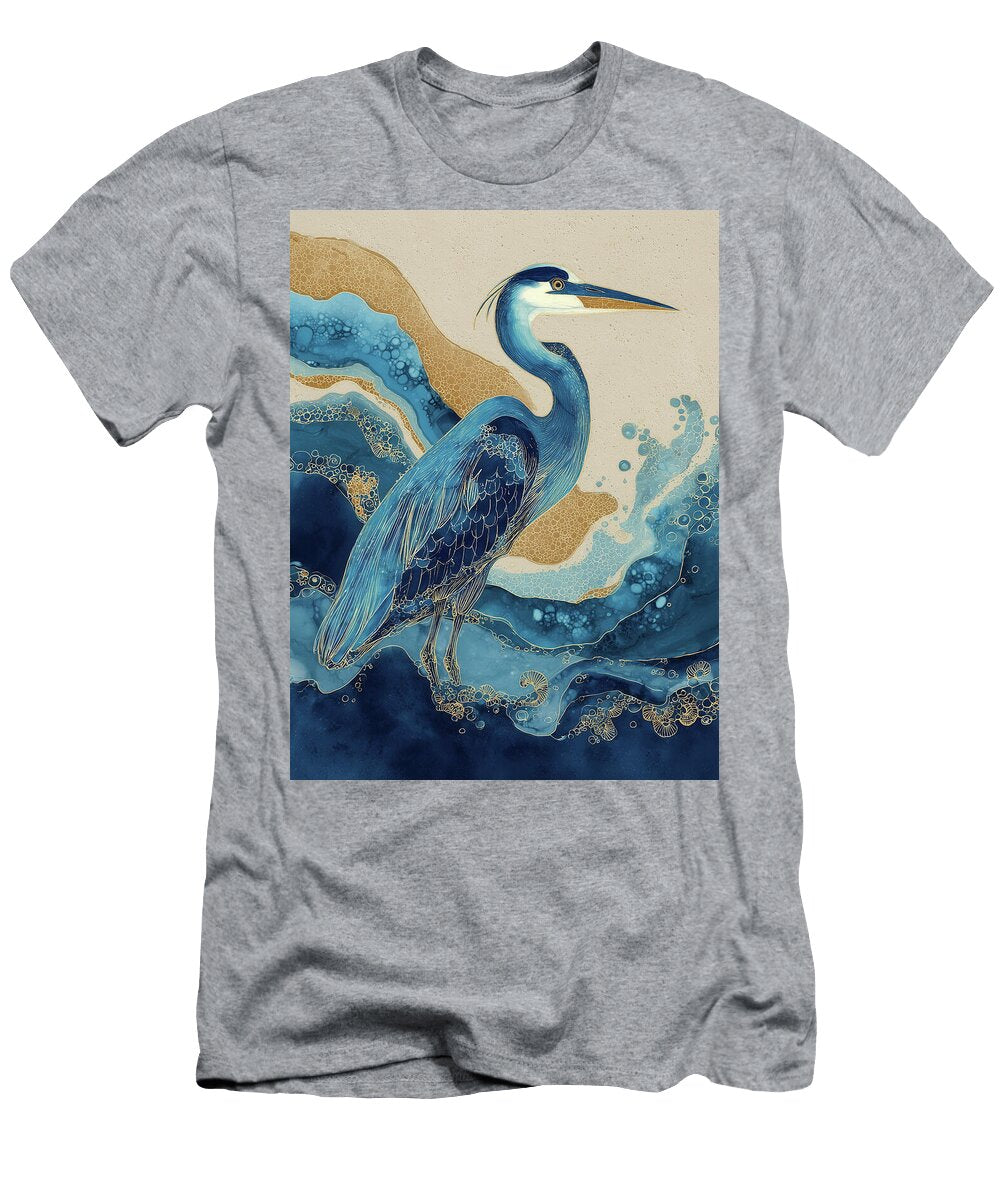 Blue Heron Drift Ii Lisa S Baker T-Shirt