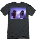 Blue Wall and Windows on a House Steve Outram T-Shirt