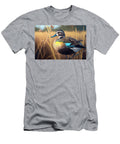 Blue Winged Teal Anas Discors in a Jack Kirby By Asar Studios Celestial Images T-Shirt