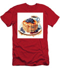 Blueberry Pancakes Blueberry Pancakes and Coffee Lourry Legarde T-Shirt
