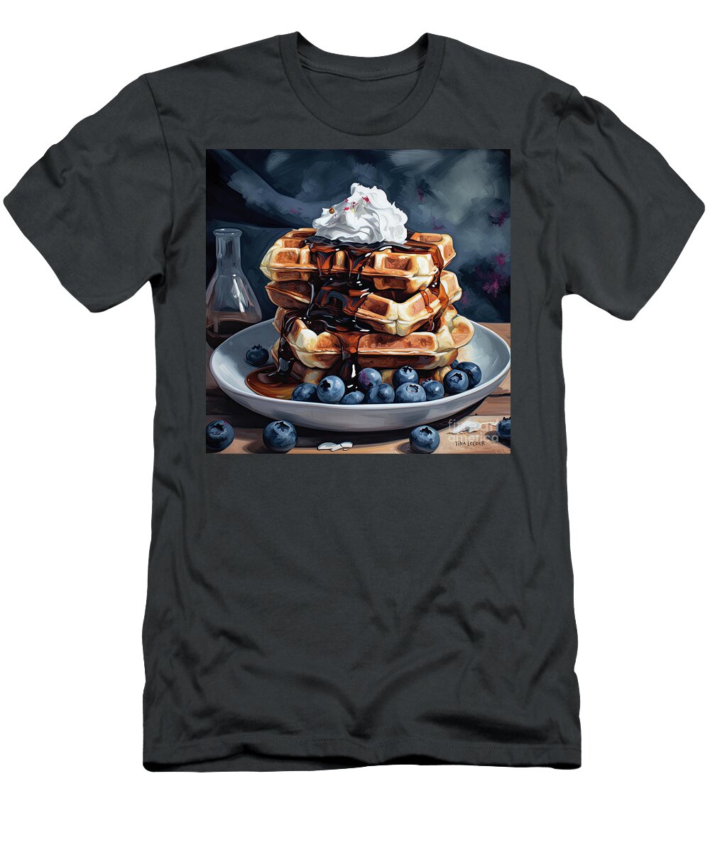 Blueberry Waffles Tina Lecour T-Shirt