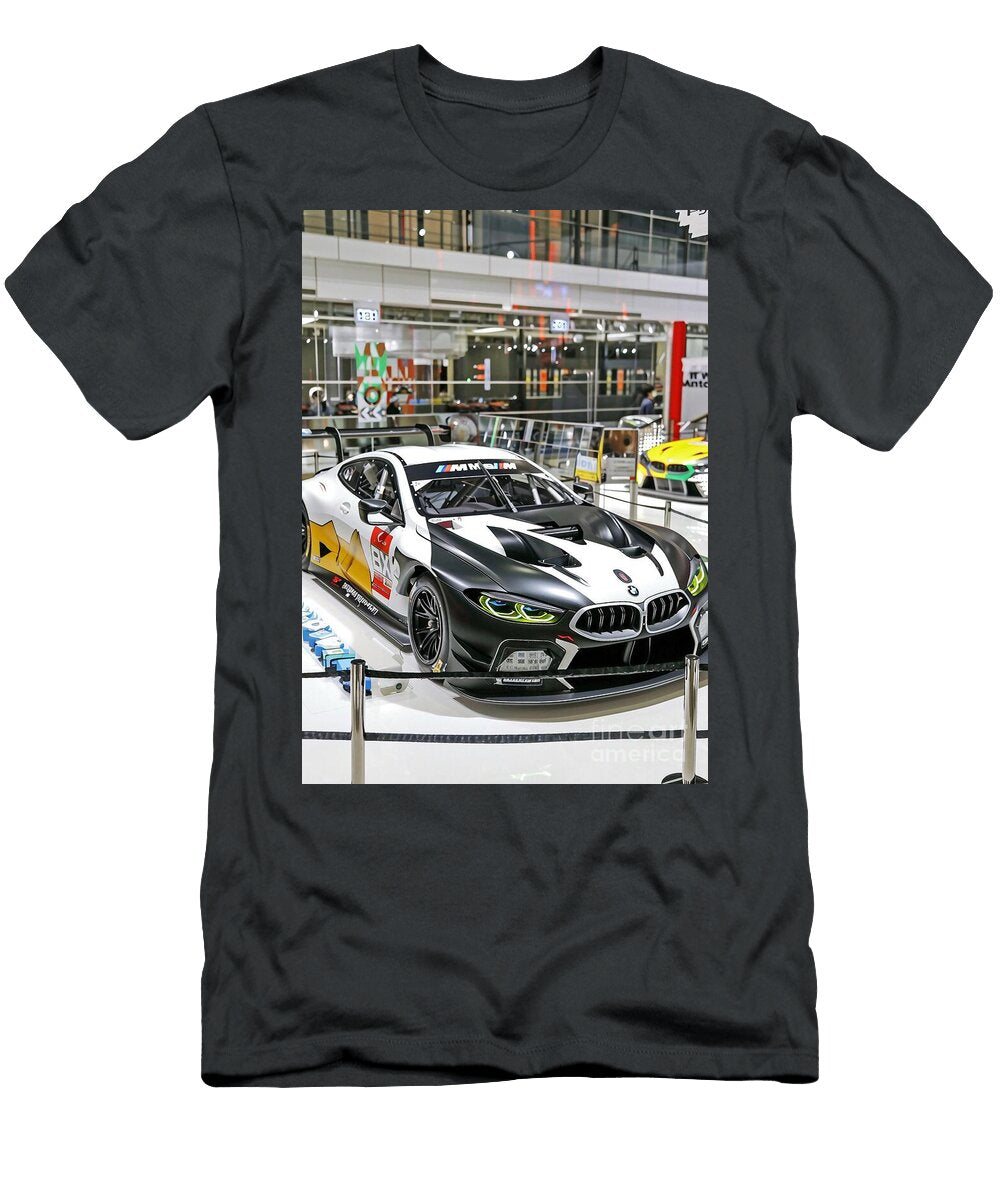 BMW M8 Gte Race BMW M8 Gte Evo Car a Close Up View Lowell Harann T-Shirt
