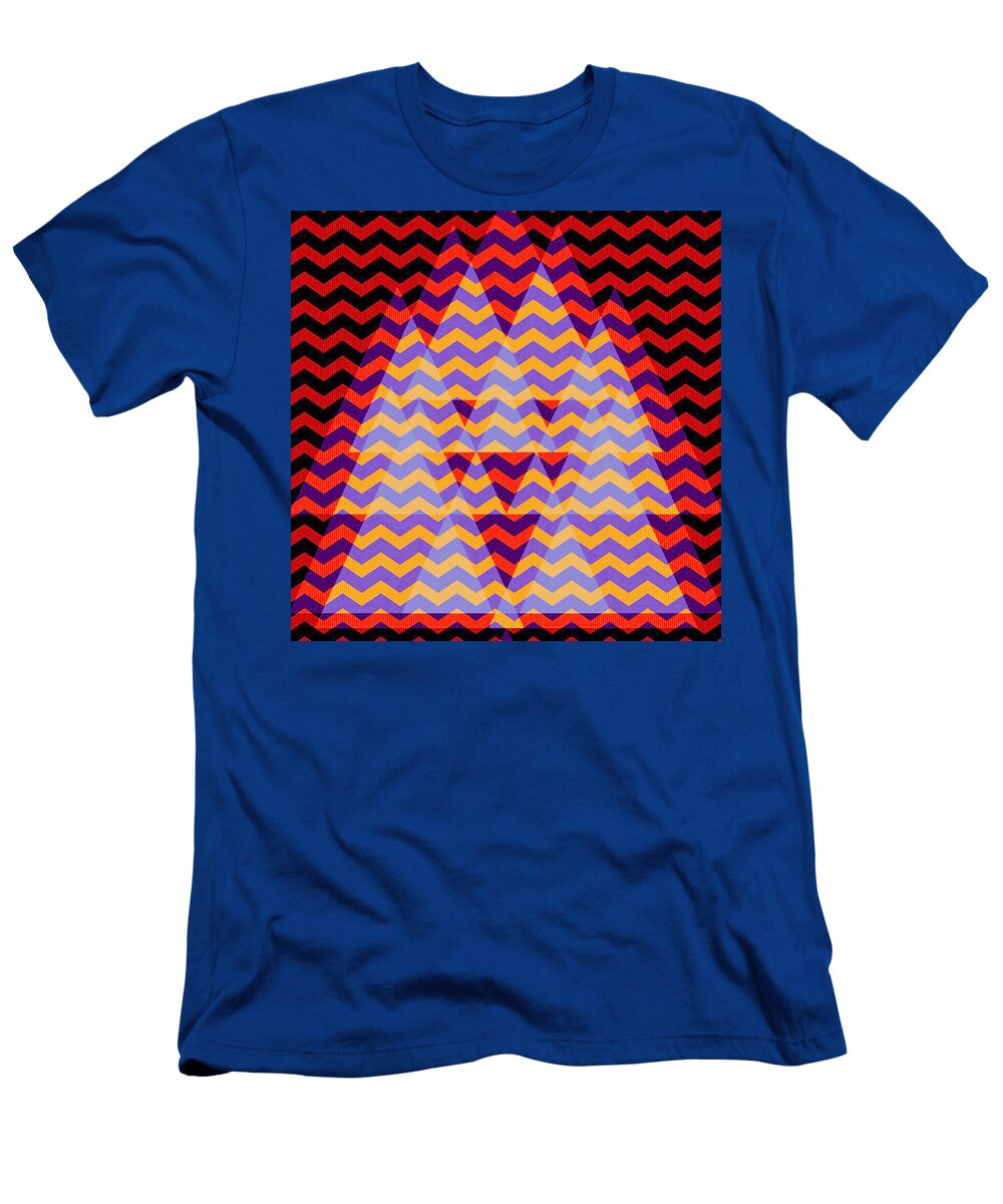 Bold Chevron Print Pattern with Triangles Brandi Fitzgerald T-Shirt