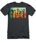 Bold Fathers Day Art with Stylized Tools in Bright Holder and Dynamic Colorful Background Olfactoart Studio T-Shirt