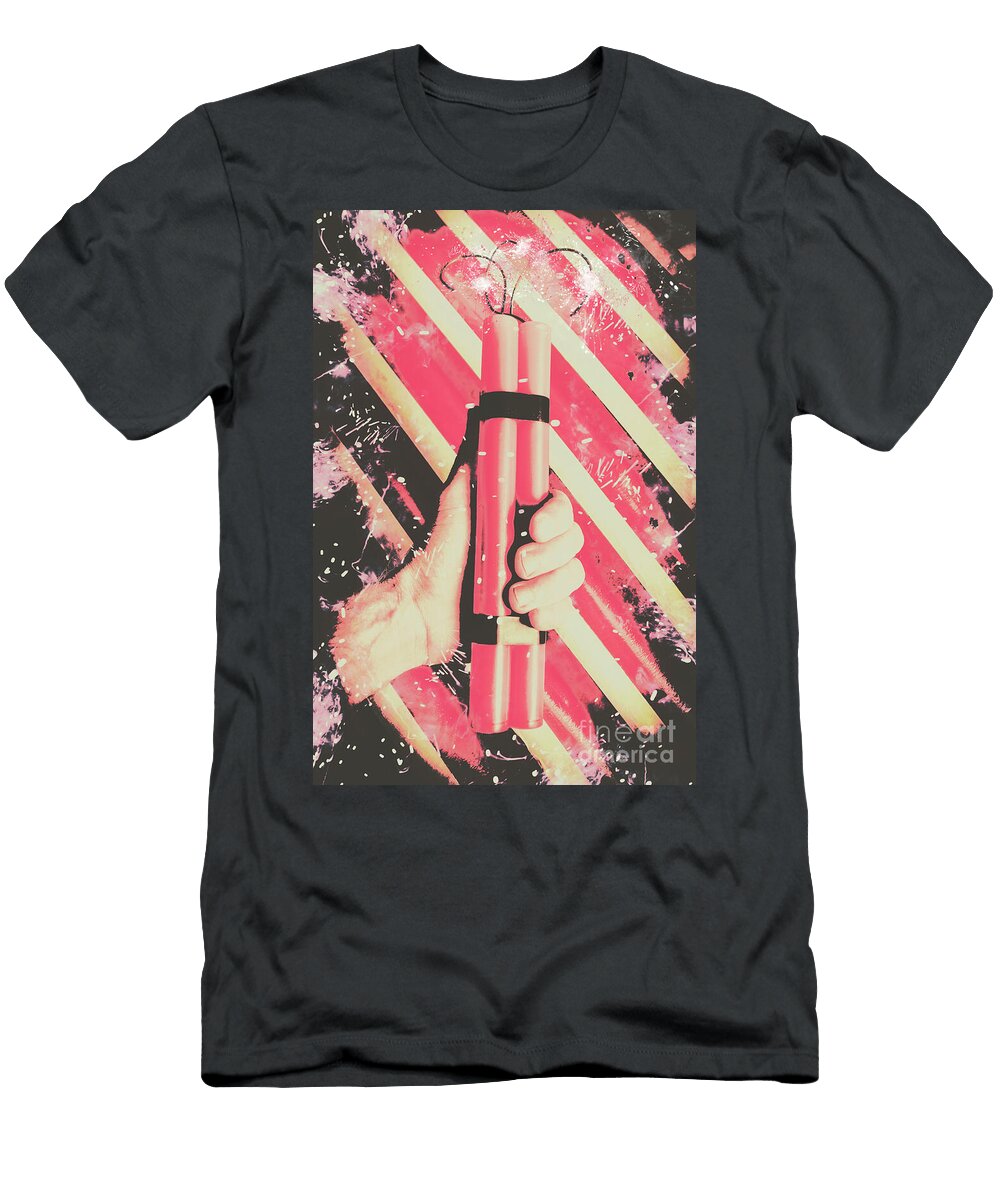 Bomber Man Hand Jorgo Photography Wall Art Gallery T-Shirt