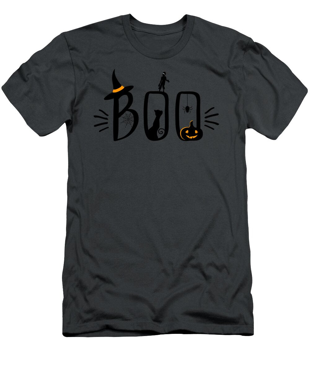 Boo Halloween Akxek Kari Butlerkt T-Shirt