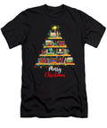 Book Christmas Tree Lights Book Lover Librarian Sophie Eleanor T-Shirt