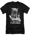 Book Lover Take a Look Its in a Book Cat Reading a Book Maximus Designs T-Shirt