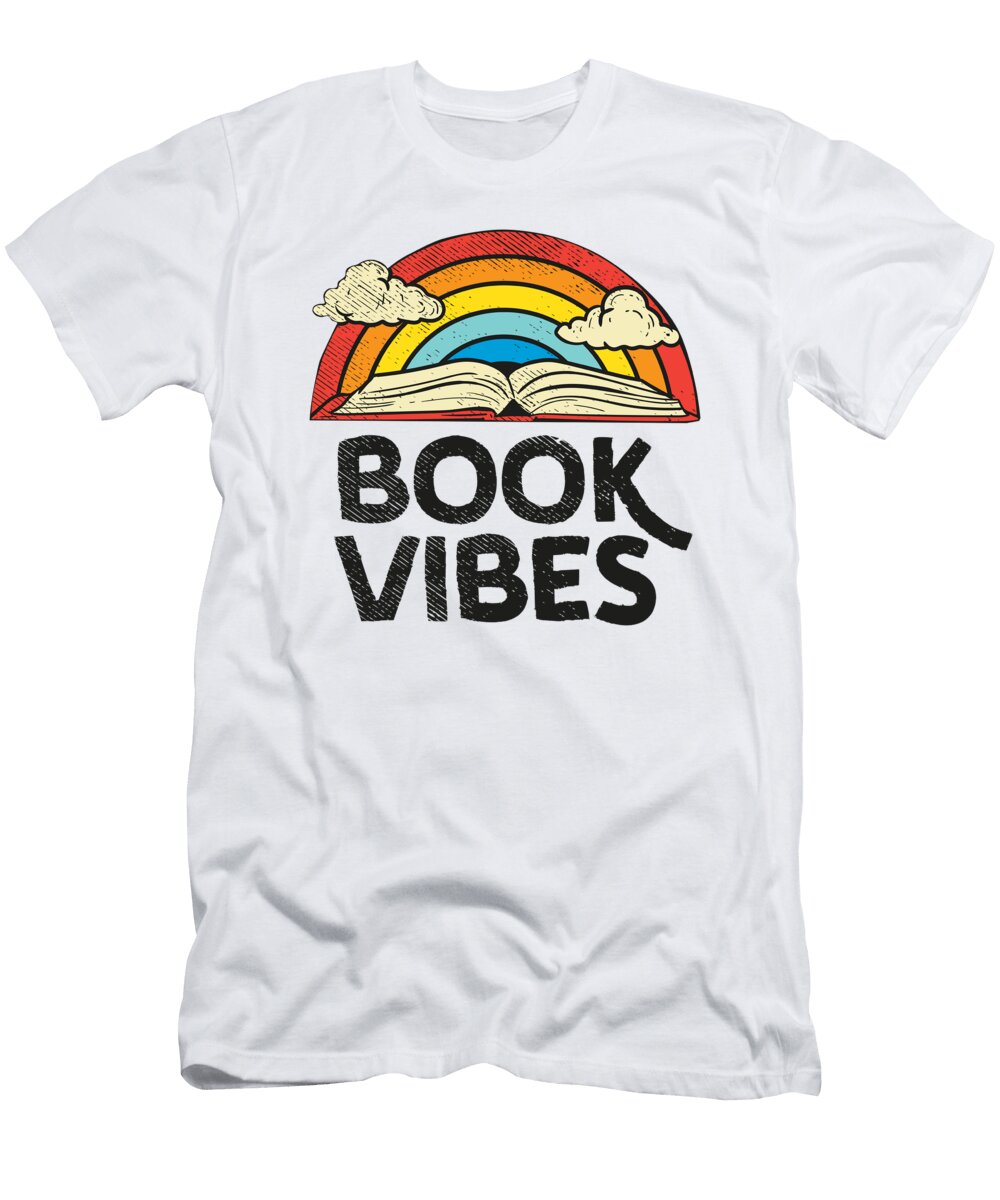 Book Vibes Book Lover Bookworm Books Reading Toms Store T-Shirt