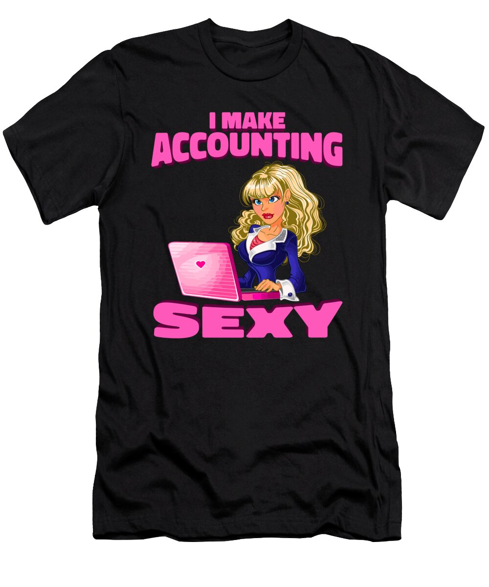 Bookkeeper Bookkeeping Accounting Cpa Sexy Accountant Crazy Squirrel T-Shirt